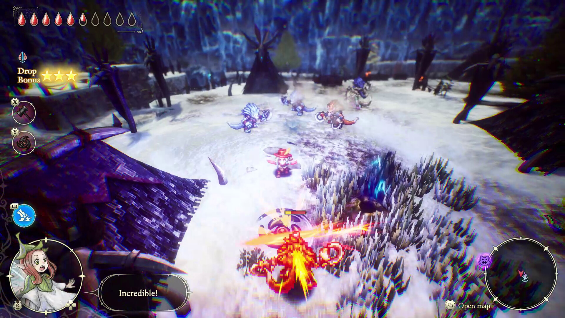 Tight, responsive action combat